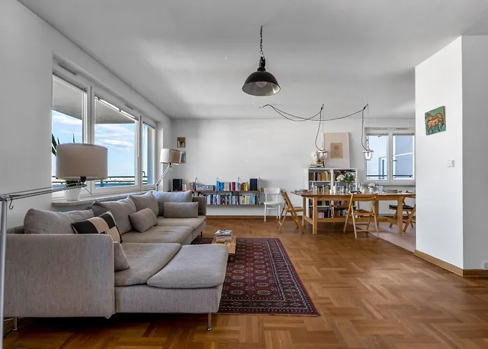 12Th Floor Old Ochota - 77M2, Balcony, View, Desk - By Rentujemy