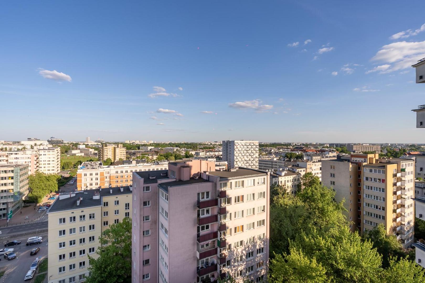 12th Floor Old Ochota - 77m2, Balcony, View, Desk - By Rentujemy Leilighet *