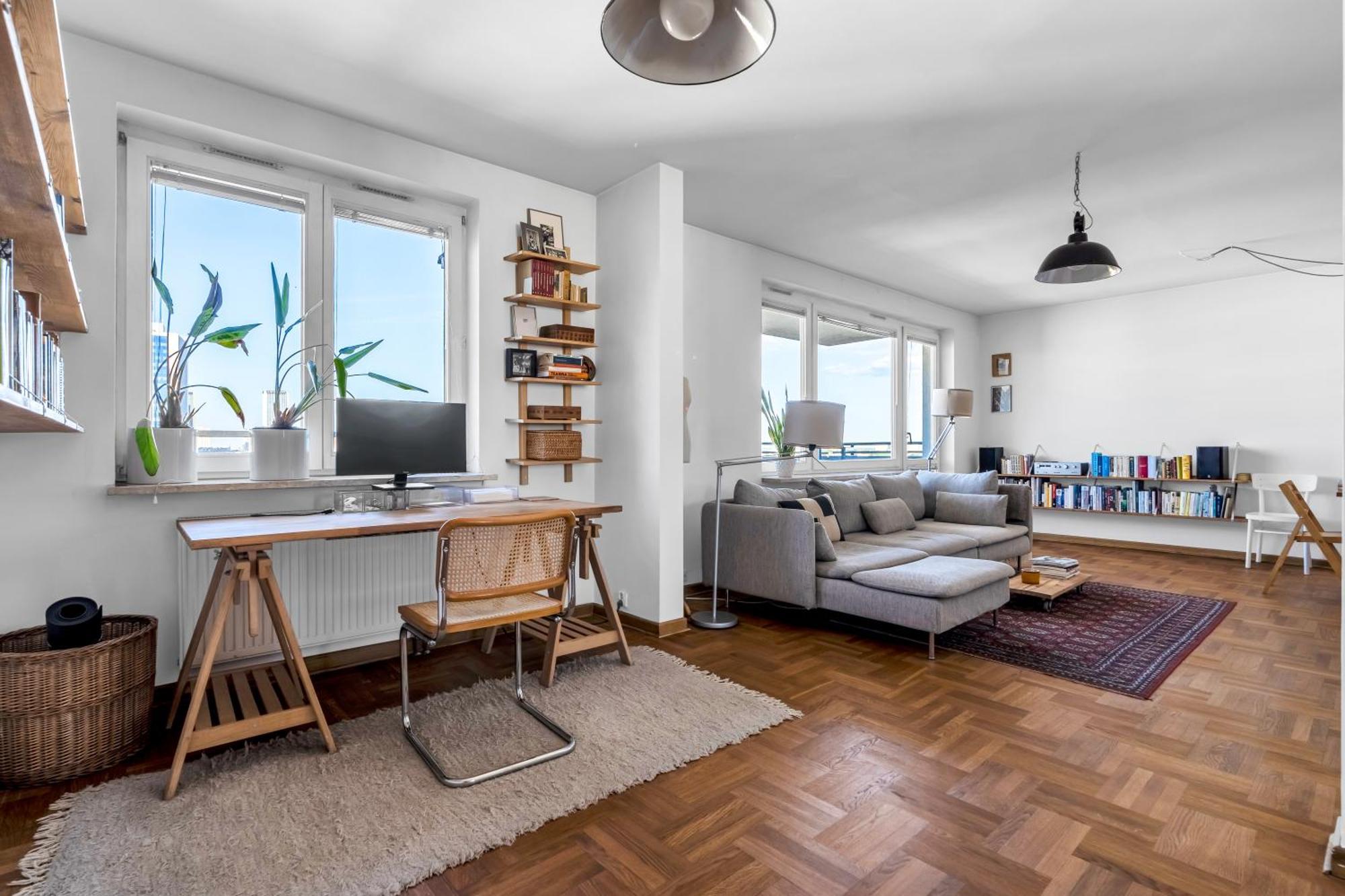 12th Floor Old Ochota - 77m2, Balcony, View, Desk - By Rentujemy